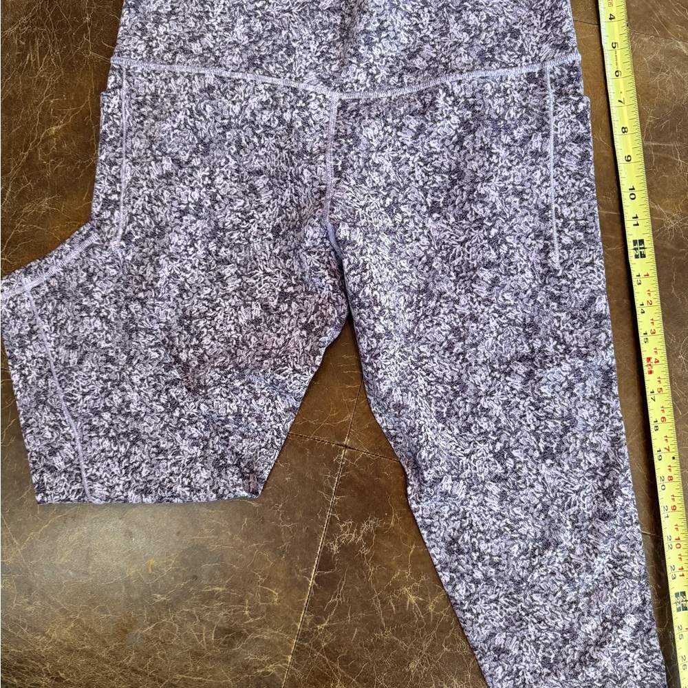 Athleta Heathered Lavender Purple Leggings 1x $40
